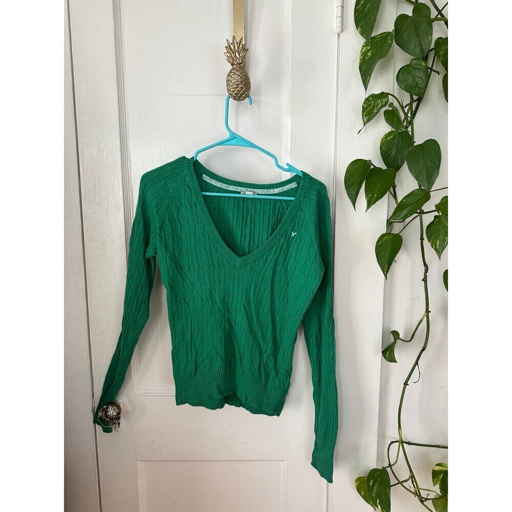 American Eagle outfitters women’s size large green sweater
